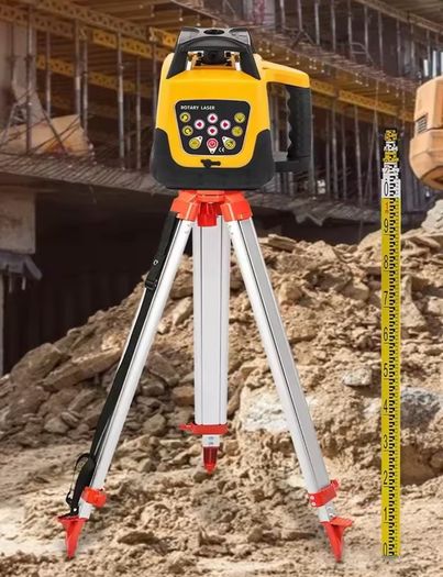 360 Rotation Laser Level Auto Self-Leveling Vertical Horizontal Scanning Professional Measurement Construction Tool kit