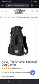 k9 dog carrier bag