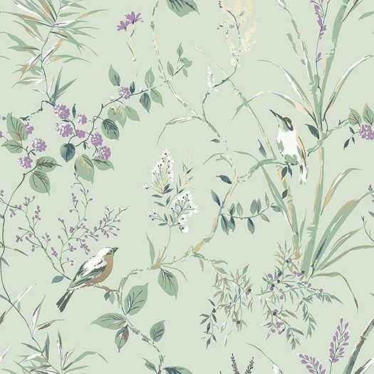Mint/Plum Wallpaper (FREE POSTAGE)