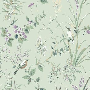 Mint/Plum Wallpaper (FREE POSTAGE)