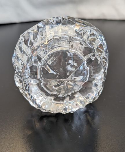 Vintage Galway Irish Crystal 24% Lead Crystal Votive Candle Holder