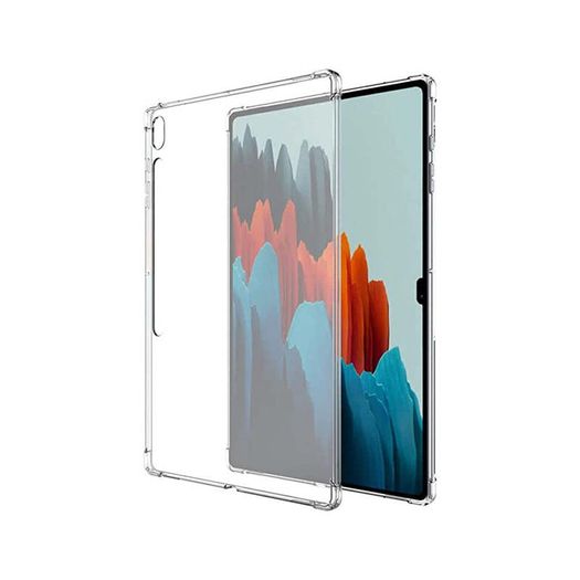 Clear Soft TPU Cover For Samsung Galaxy Tab S8 ShockProof Bumper Case