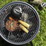 Camping Firebowl with Grill, Folding Legs and Carry Bag - Black Image 2