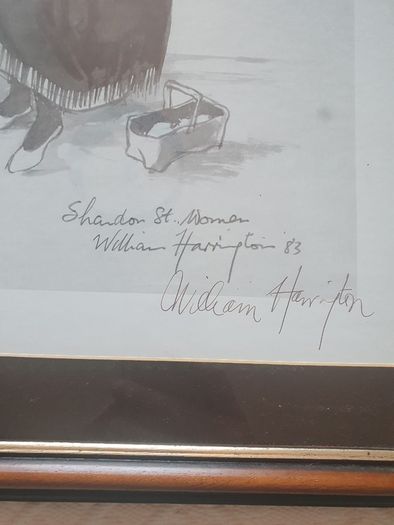Lithograph. Renowned Cork Artist, William Harrington.