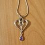 Italian silver necklace. Image 4