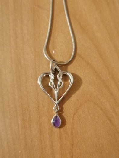 Italian silver necklace.