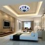 12 Inch Tiffany Style Ceiling Light Vintage Stained Glass Tiffany Ceiling Light Lamp Flush Mount Ceiling Lighting Fixtures (12 Inch) Image 7