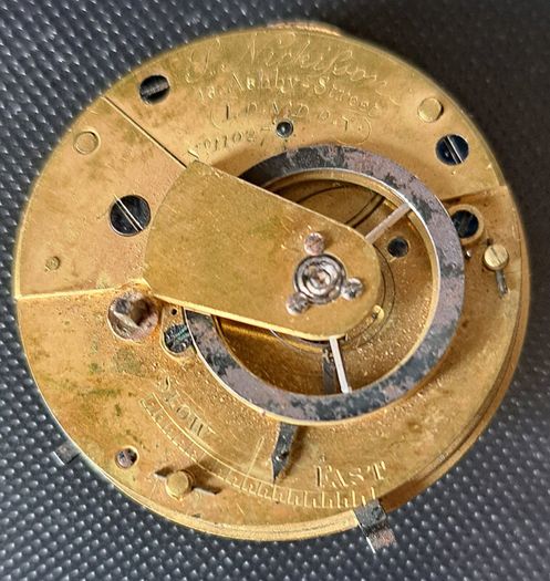 Verge Fusee Movement - John Nickilsen, London , 1810c