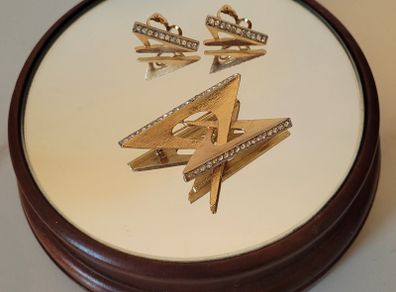 Vintage "coro" brooch & earring set