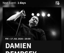 Damien Dempsey Iveagh Gardens Ticket