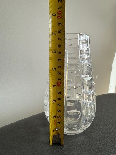 Vintage 70's Waterford Crystal 7" Vase Tralee Pattern Marked Waterford Ireland