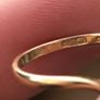 9ct Gold Garnet & Cubic Zirconia Ring Image 3