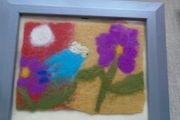 Felt pictures. Handmade picture.Home decor,