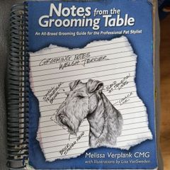 Notes from the grooming table dog grooming book first edition