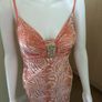 Salmon pink mini dress Image 2