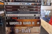 Military and War Documentary DVD Collection Bundle World War 1 &amp; 2 Hitler Auschwitz Nazis D-Day Stalin Etc