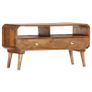 TV Cabinet 90x35x47 cm Solid Mango Wood Image 9