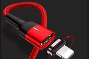 Magnetic Cable for iPhone xiaomi Huawei USAMS 3A Fast Charging Magnet USB Cable Micro USB Type C cable Magnet Charger&amp;Data Sync