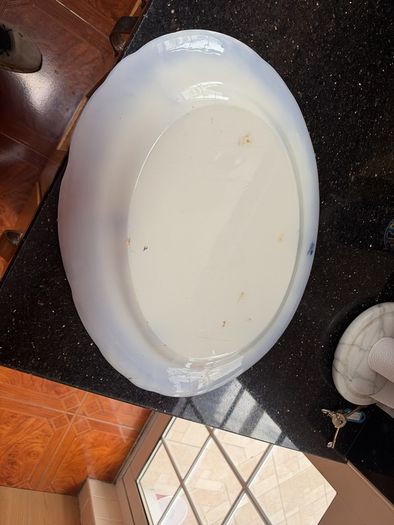 2 Large Vintage Serving Platters Booths Canterbury & Floral
