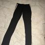 Adidas Women's Black Cotton 3 Stripes Leggings - size UK 8 Image 3