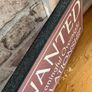 New with slight defects rustic 25cm x 16cm x 2cm wood sign Image 2