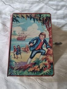Treasure Island, tin money box