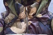 Bershka padded camouflage jacket size large