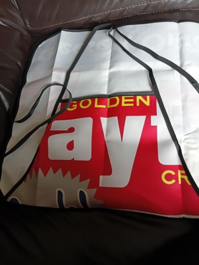 Mr Tayto Set. "Apron,Big Cushion Cover & Carrier Bag
