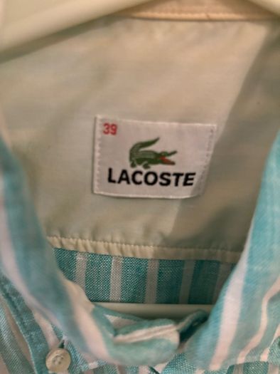 Lacoste size 39 S/M long sleeve shirt