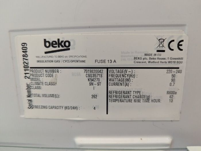 Beko Fridge Freezer