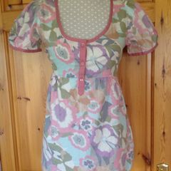 BNWT Size 10 Flowered Top