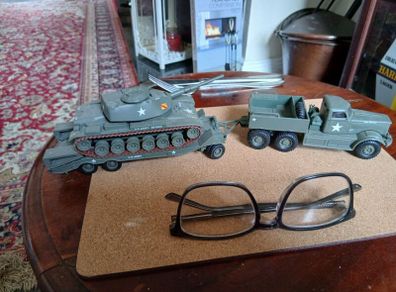 Corgi Transporter and Tank