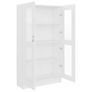 Vitrine Cabinet White 82.5x30.5x150 cm Chipboard Image 5
