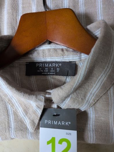 Primark Natural Dress. S. 12.  B.N.W.T.