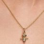 Pandora Pumpkin Scarecrow Dangle Gold Charm  New Image 5