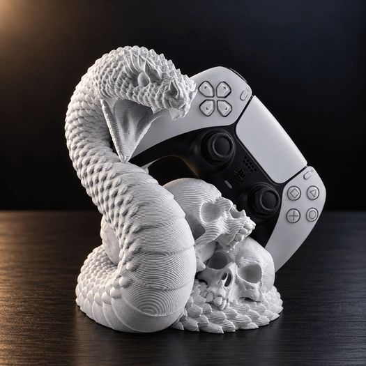 Snake and Skull PS5 Controller Stand - 3D