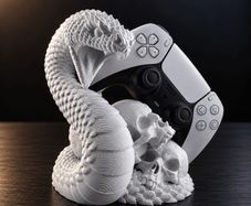 Snake and Skull PS5 Controller Stand - 3D