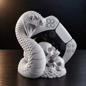 Snake and Skull PS5 Controller Stand - 3D