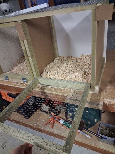 Poultry show pens