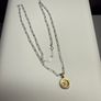 Infinity necklace 2 tone 18 k gold Image 4