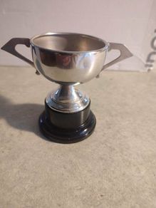 Vintage Trophy Cup, Silver Plated Trophy Goblet MARKED   E.P.N.S. .