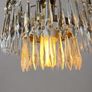Vintage 1960s French Brass & Crystal Waterfall Chandelier Image 3