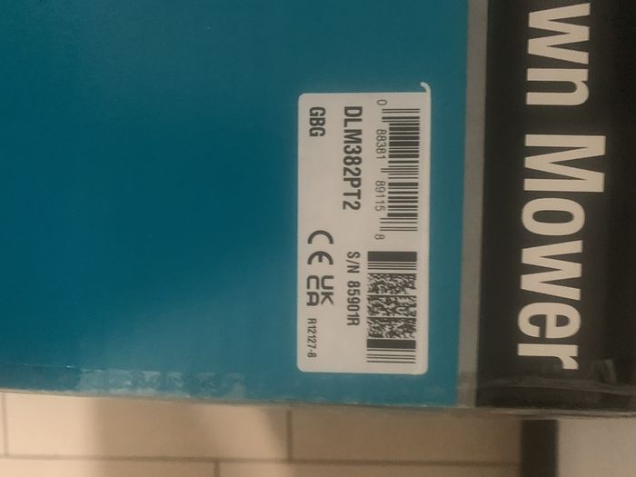 Makita battery powered lawnmower
