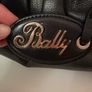 Vintage Bally black pebbled leather top handle bag Image 2