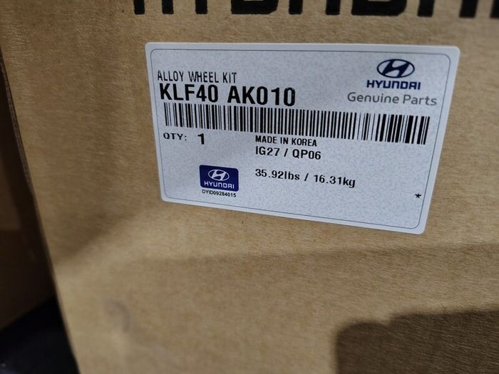 Ioniq 6 Alloy Wheels (18 inch)