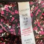 Gallery black floral dress size 14 New without tags Image 10