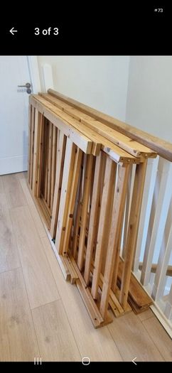 IKEA MYDAL Solid Wood Bunk Bed 90x200cm