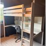 Single Loft Bed and Desk Image 3