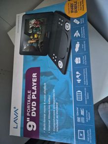 lava portable dvd player 9"