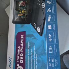 lava portable dvd player 9"